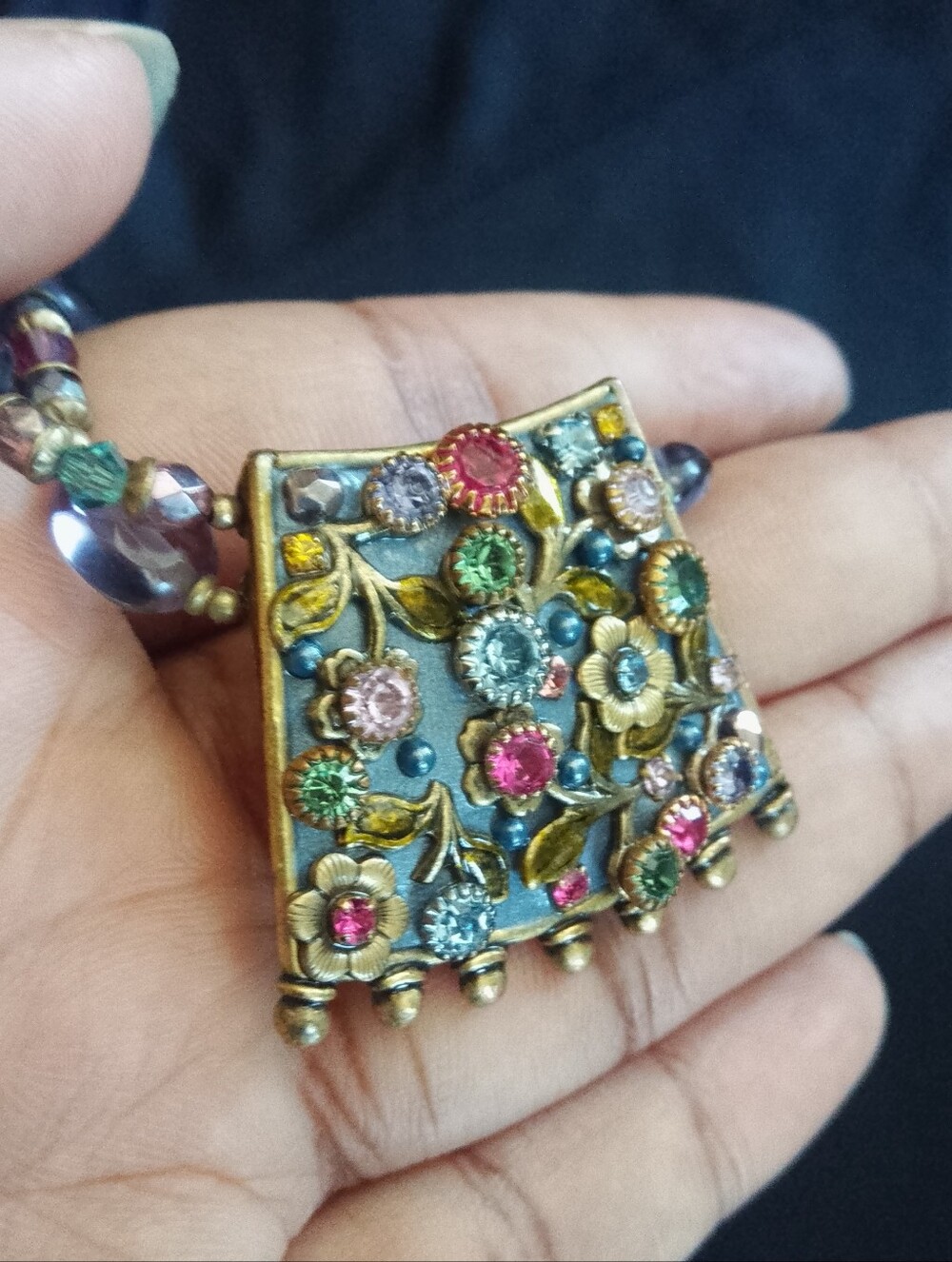 Michal Golan Colorful Necklace & Earrings Set - Picture 5 of 10